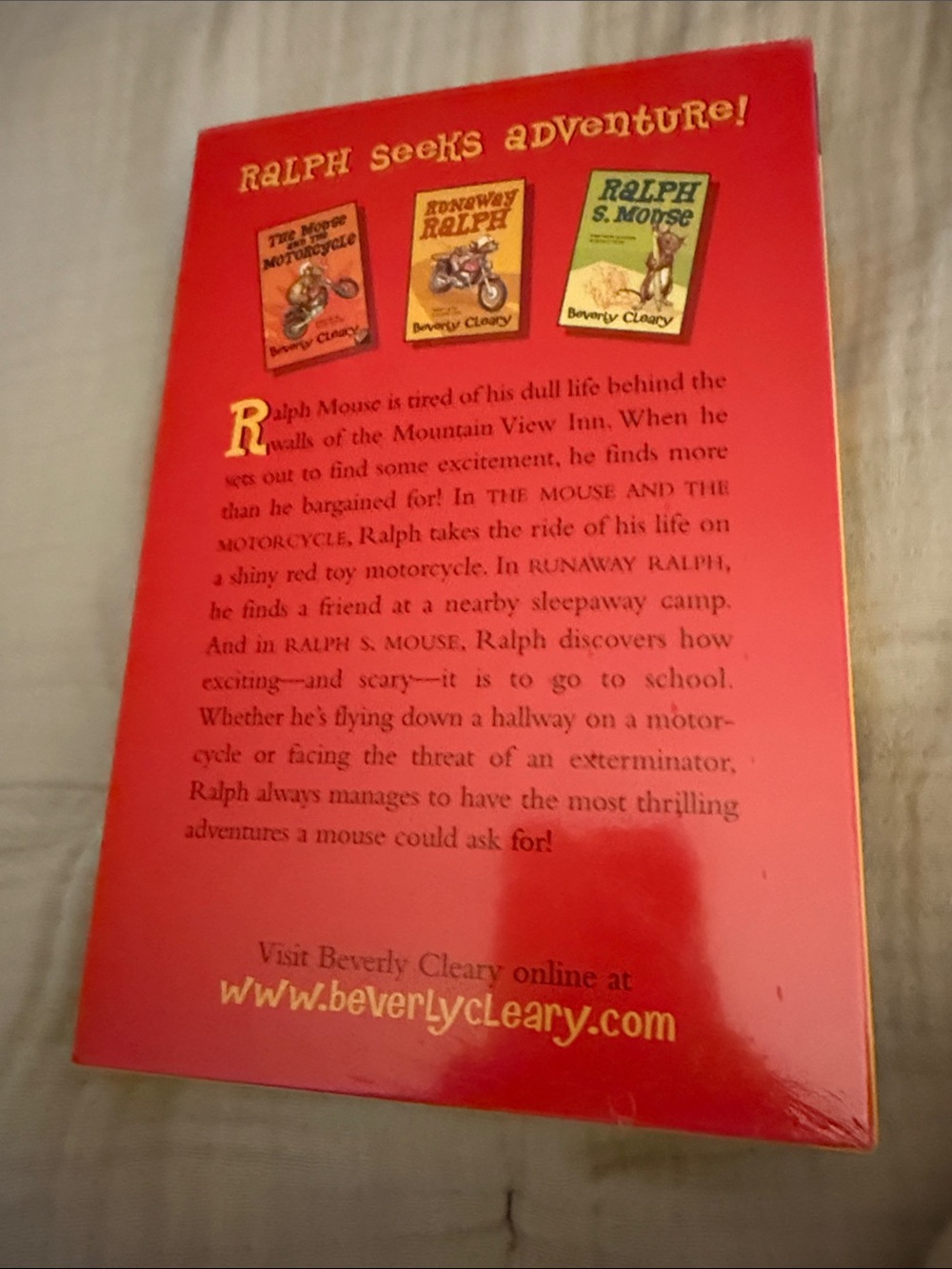 The Ralph Mouse Collection - Red Kids Books - Picture 4 of 4